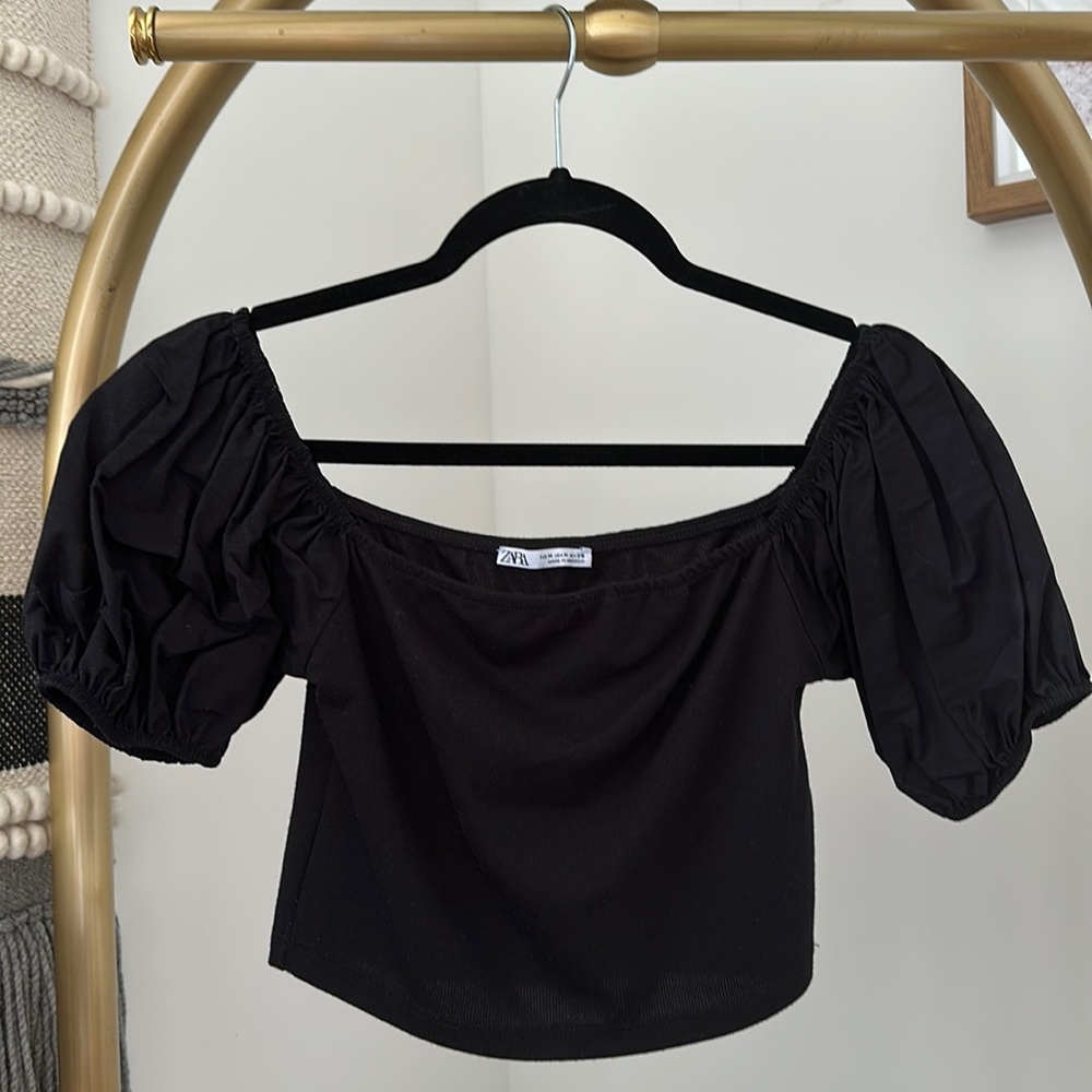 Zara off the shoulder top